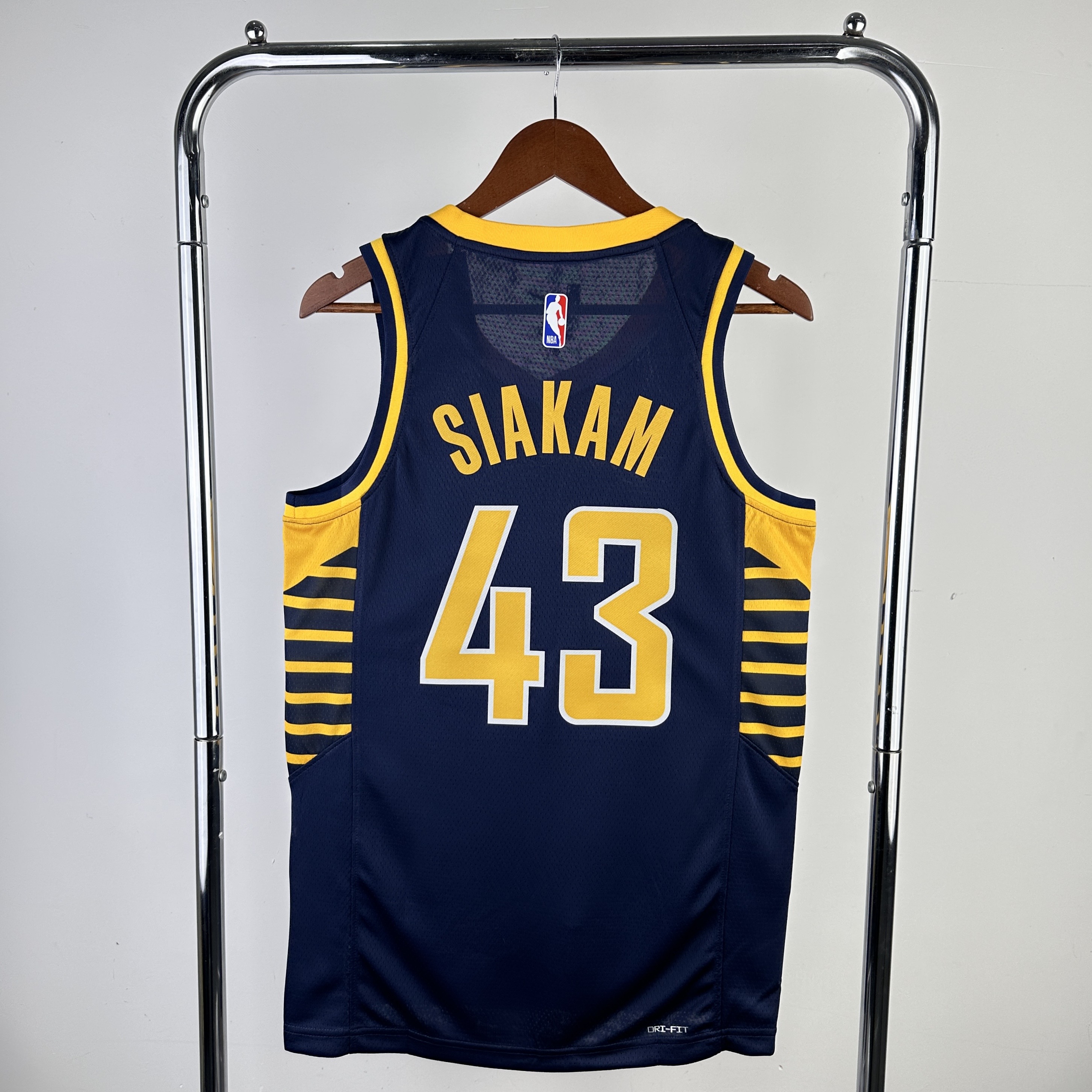 Men Indiana Pacers #43 Siakam Blue Season Nike 2024 NBA Jersey